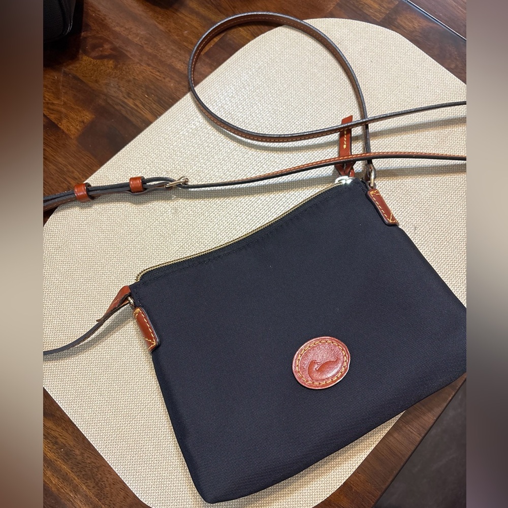 Dooney & Bourke Red and Brown Leather Bag